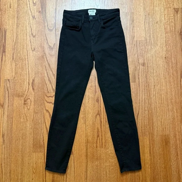 L’Agence Margot Skinny High Rise Jeans in black size 25 - Picture 4 of 15